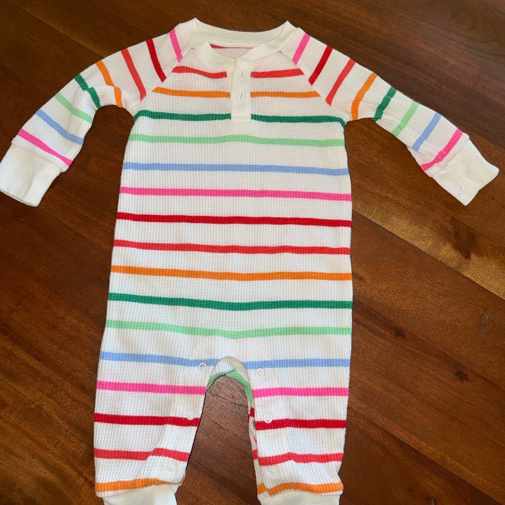 Wondershop‎ Multicolor Striped Kids Romper